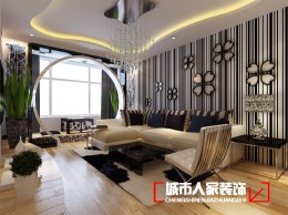 呼和浩特景苑小区后现代风格装修