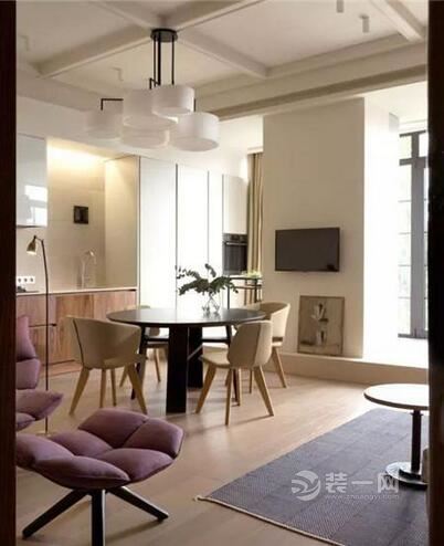 45平文艺小户型设计装修 开放空间看起来像80平